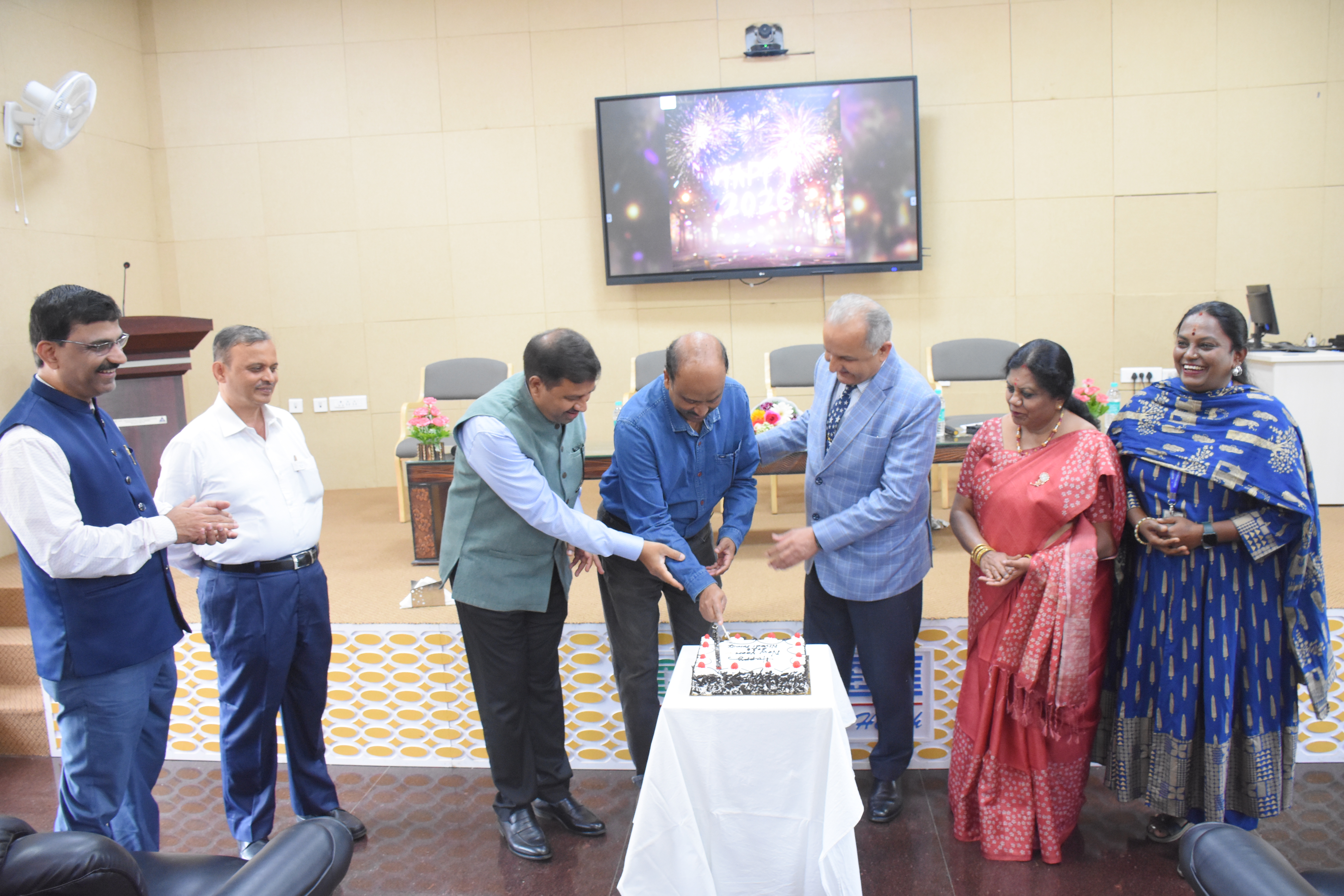 Cake cutting ceremony